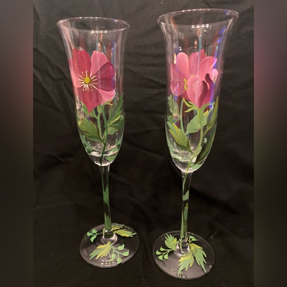 Villeroy & Boch Dining Villeroy Boch Flora Hand Painted Glass